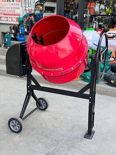 бетона мишалка: Бетоносмеситель (Concrete Mixer), электрический, переносной. Основные — 1