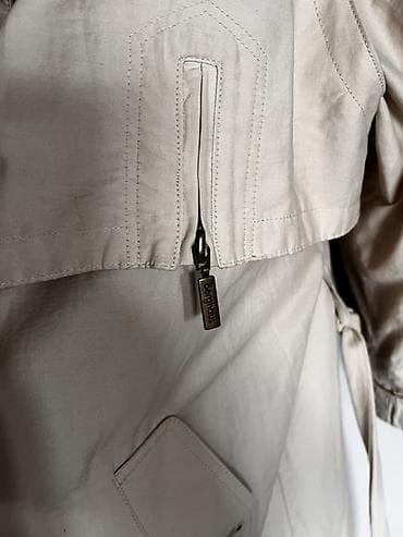 Плащи: Бежевый плащ-тренч Berghaus, классический фасон. Куплено в Грузии — 4