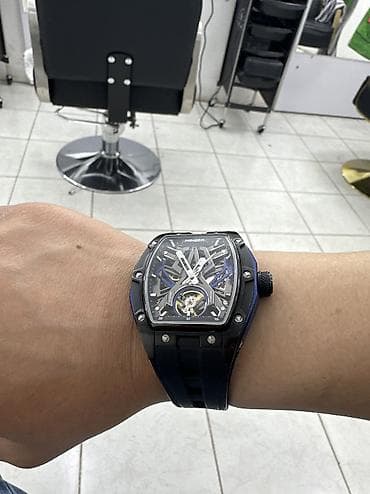 poco watch: Мужские часы MINBER, скелетон, автоматические - Тип механизма — 1