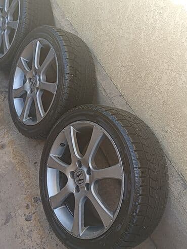 шины на внедорожник: Диски и шины!!! Размер 225/45/18 4-штук комплект. YOKOHAMA-Зимние — 7