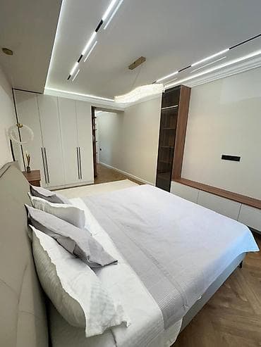 Квартиры: 2 комнаты, 86 м², Асанбай мкр Элитка, 15 этаж, Дизайнерский ремонт — 9