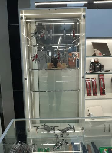 документ сканеры для проекторов yesvision: Витрина Для аксессуаров, С подсветкой, 200 см * 95 см * 45 см, Б/у — 1