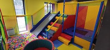 Детский игровой лабиринт для помещений - Многоуровневая модульная