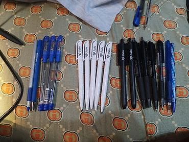 ручки для пенспининга: Набор разнотипных ручек для письма и заметок. Состав: - Синие — 1