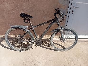 Велосипеды: Горный велосипед с алюминиевой рамой и колёсами 26". Подходит для — 1
