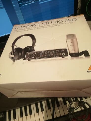Модемдер жана тармак жабдуулары: Срочно продаю!!! почти новая.Студийный комплект behringer u-phoria — 1