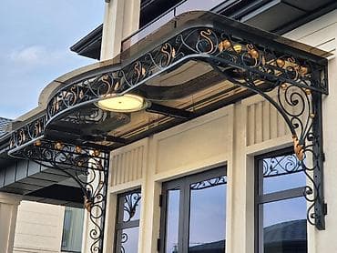 Лестницы и комплектующие на заказ: Изготовление перил Материал: Кованное железо, Для дома — 8