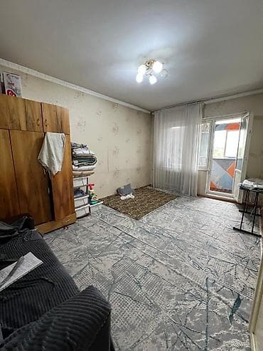 flat osh: 1 комната, 36 м², 6 мкр 106 серия, 9 этаж, Старый ремонт — 8