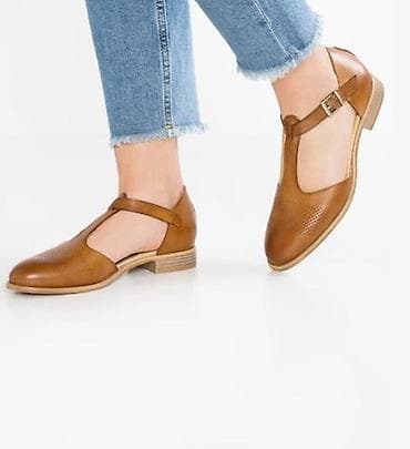 босоножки кожа 38: Туфли, 38, Pier One, Новый, цвет - Коричневый — 1