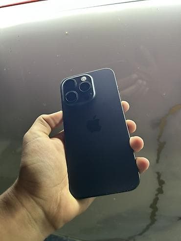 massage machine: IPhone 15 Pro, Б/у, 128 ГБ, Black Titanium, Защитное стекло, 87 % — 2