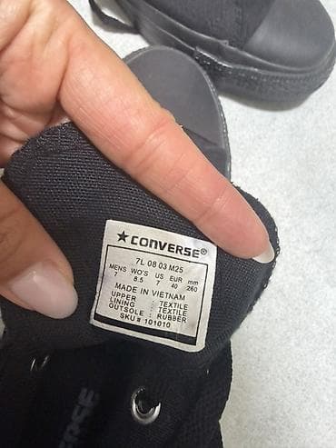 конверс кеды: Converse Chuck Taylor All Star, высокие, полностью чёрные — 2