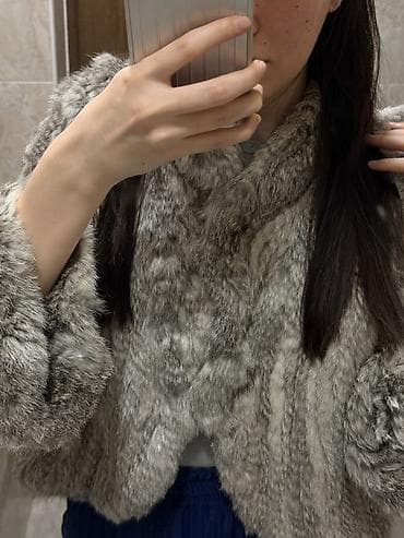 Шуба, Кролик, Короткая модель, S, M