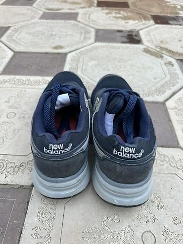 черные вельветовые брюки мужские: Мужские кроссовки, 41, New Balance, Б/у, цвет - Синий, Самовывоз — 4