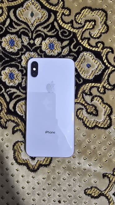 бу компьютер купить: IPhone X, Б/у, 256 ГБ, Серебристый, Зарядное устройство, 98 % — 1