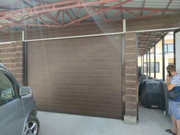 металлические ворота: Секционные ворота Алюминиевые — 7