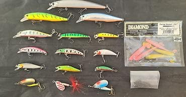 катушка шимано: Набор воблеров и приманок для рыбалки (спиннинг) Прошу за весь набор — 1