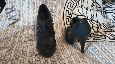 обувь больших размеров бишкек: 38 размер, новые ботильоны, замша тёмно-зелёного цвета и кожзам — 2