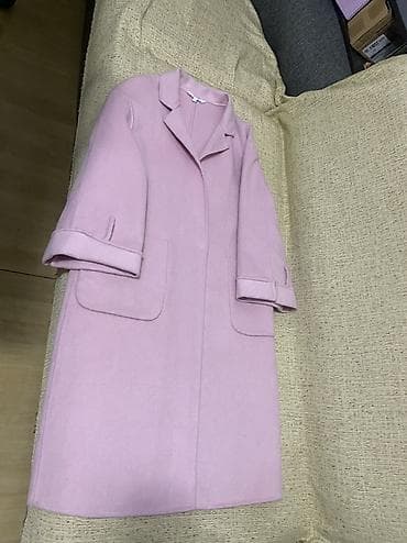 верхняя одежда женская: Женское шерстяное пальто Pink Lago - Размер: M (160/84A) - Состав — 1