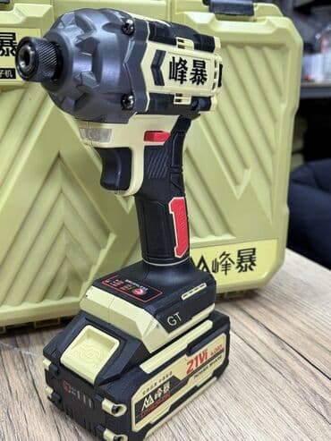 Генераторлор: Винтоверт - Импакт FengBao 280 Hм 21v 4Ah - 2 АКБ Зарядная станция — 4