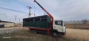 Контейнерный модуль с краном-манипулятором - Металлический