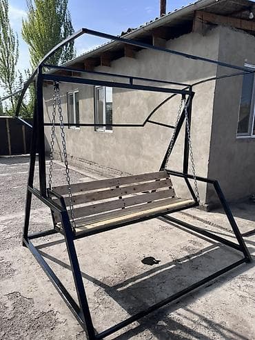 ремонт детской электрокачели: Садовые качели Металл, Со спинкой, Без крыши — 2