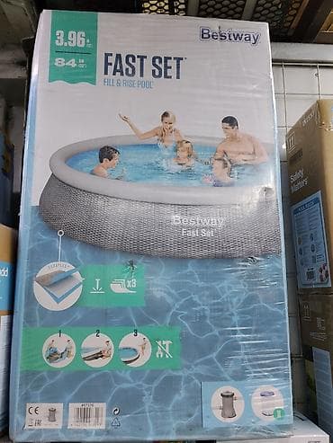 Надувной бассейн Bestway Fast Set Fill & Rise Pool - Диаметр