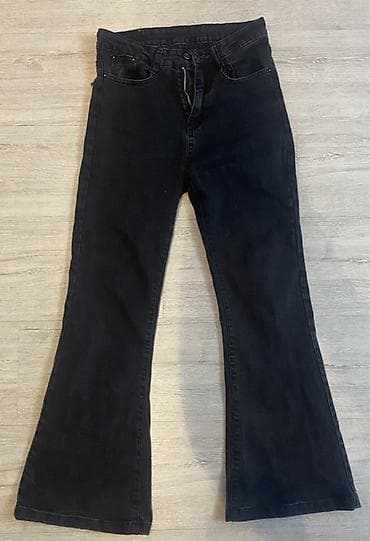Джинсы, Клеш, Высокая талия, XS — 1