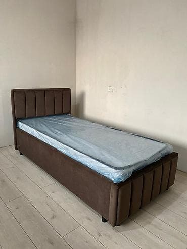 детские кроватки с дерева: Односпальная кровать, Новый, С мягким изголовьем, длина - 2000 см — 2