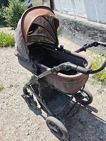 коляска для: Коляска универсальная (люлька/прогулочный блок) - Просторная люлька с — 1