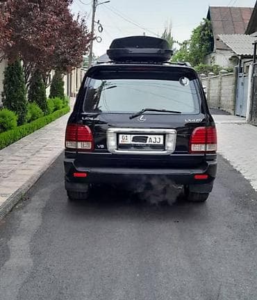 выхлопы: Lexus LX: 1999 г., Автомат, Бензин, Внедорожник — 2