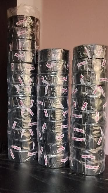 Изолента VINI TAPE, черная - Материал: ПВХ (PVC), электролента. -