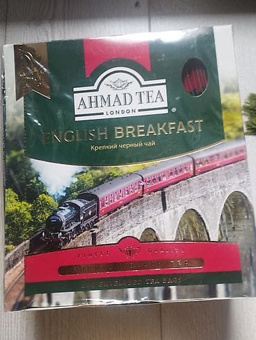 sultan chai: Ahmad Tea London English Breakfast — крепкий черный чай в пакетиках — 1