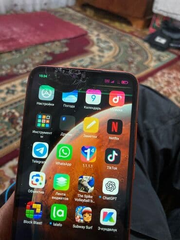 samsung телефон новый: Redmi, Redmi 9C, Б/у, 64 ГБ, цвет - Оранжевый, 2 SIM — 3