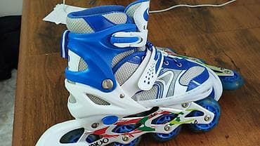 Спорттук сумкалар: Роликовые коньки детские, раздвижные - Тип: инлайн (4 колеса в один — 4