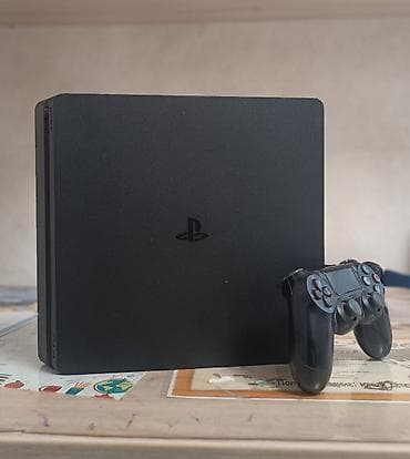 Sony PlayStation 4 Slim (чёрная) Комплектация: - Консоль PS4 Slim на