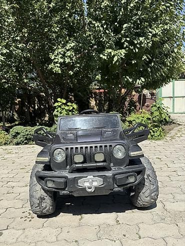 трактор детский с прицепом: Детский электрический джип-внедорожник 4x4 (двухместный) - Кузов в — 1