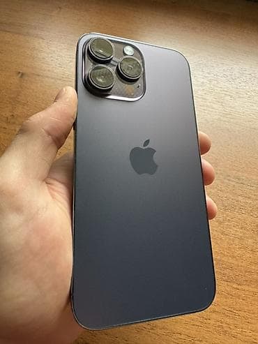 Техника жана электроника: IPhone 14 Pro Max, Колдонулган, 256 ГБ, Deep Purple, Каптама, 76 % — 1