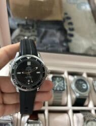 цифровые часы наручные: Omega seamaster limited edition Рабочий безель Браслет каучуковый — 1