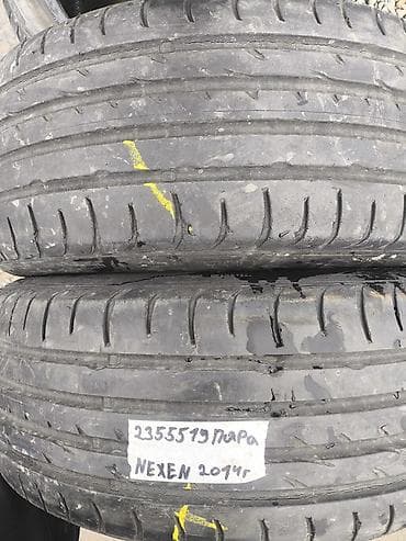w210 55: Шины 235 / 55 / R 19, Лето, Б/у, Пара, Легковые, Nexen — 1