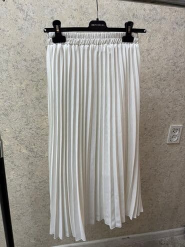 теннисный юбка: Юбка, Модель юбки: Плиссе, Миди, Бархат — 4