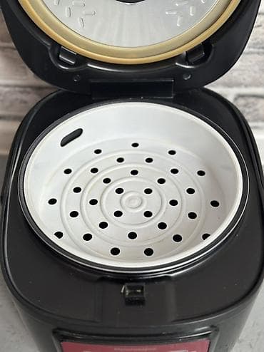 Техника жана электроника: Мультиварка VITEK VT-4200 R, черный корпус с бордовой крышкой — 4