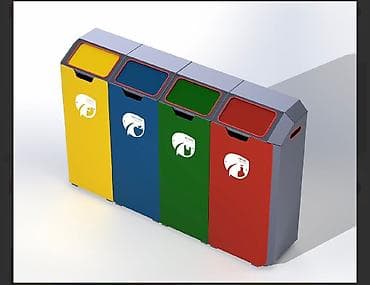 продаю тележку: Модульные контейнеры для раздельного сбора отходов Описание: - — 6