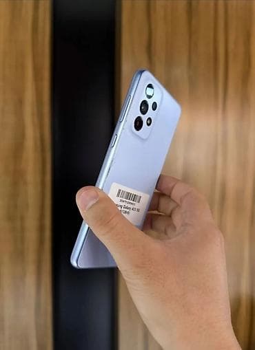 смарт часа: Samsung Galaxy A33 5G, 128 ГБ, цвет - Голубой, 2 SIM — 1