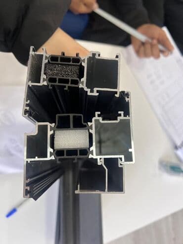 терезе эшик бу: Буюртмага пластик терезе, Терезе түрү: Фасаддык, Бөлүп төлөө жок — 3