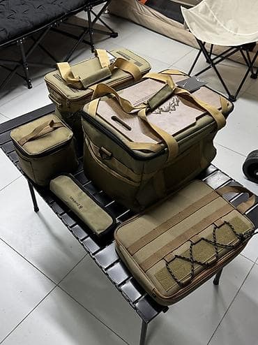 меш казан: Набор для кемпинга и пикника в переносных органайзерах (5 комплектов) — 3