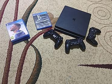 ps 4: Продаю Пс4 слим в хорошем состоянии с 3 джостиками 2оригинала 1 — 1