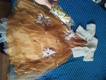 Толстовки, худи: Вечернее платье, Пышное, Длинная модель, Без рукавов, XS — 1