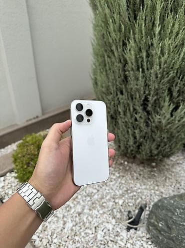 IPhone 16 Pro, 256 ГБ, White Titanium, 90 % lalafo.kg да IPhone 16 Pro, 256 ГБ, White Titanium, 90 %