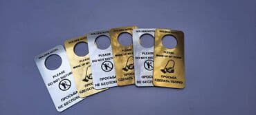 Изготовление рекламных конструкций: | Таблички, | Разработка дизайна, Послепечатная обработка — 8