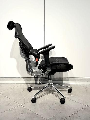 office table: Офисное кресло, Новый, С колесиками, цвет - Черный, Бесплатная доставка — 4